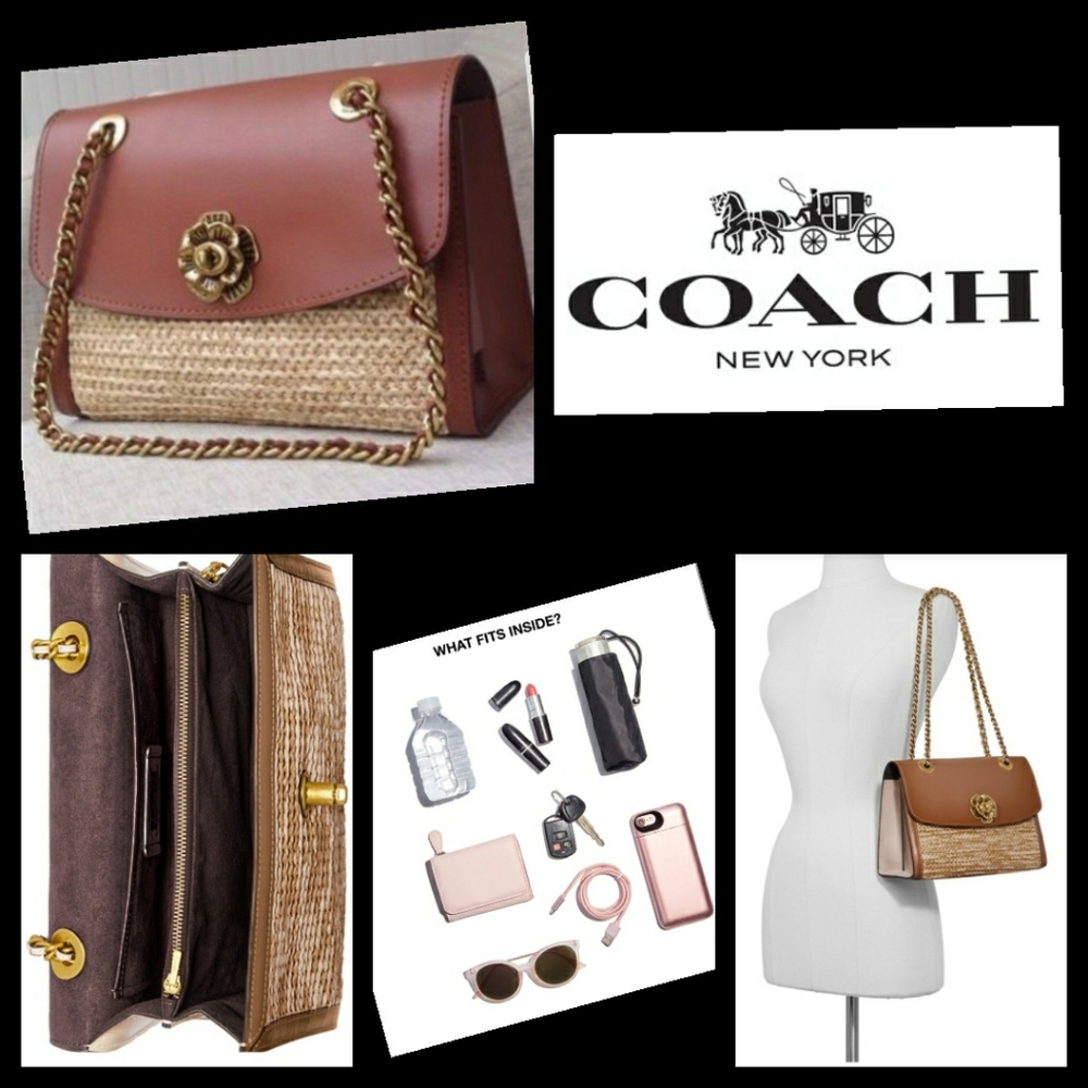 NWT COACH Signature Parker Shoulder Bag NWT